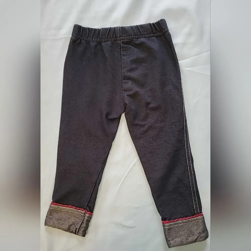 Lot Of 4 Bottoms Baby Girl 12 Months